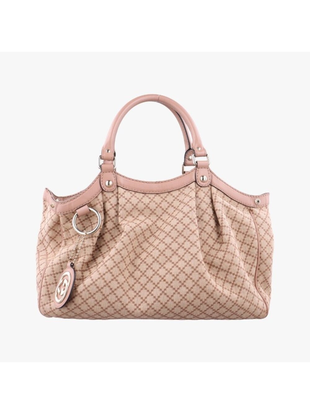 Gucci Sukey Multicolor Canvas Leather Handbag